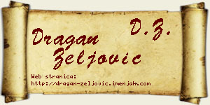 Dragan Zeljović vizit kartica